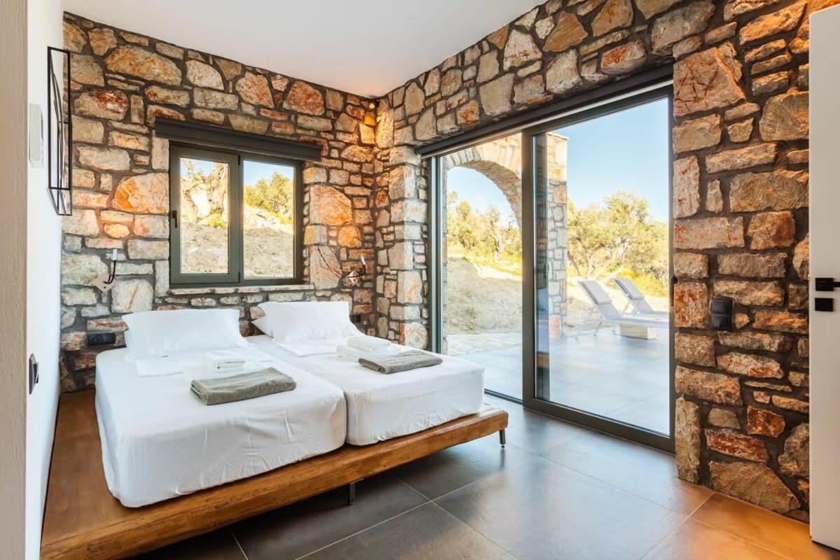 Gerakada Exclusive-Seaview Villa With Private Pool Koroni  Exterior photo
