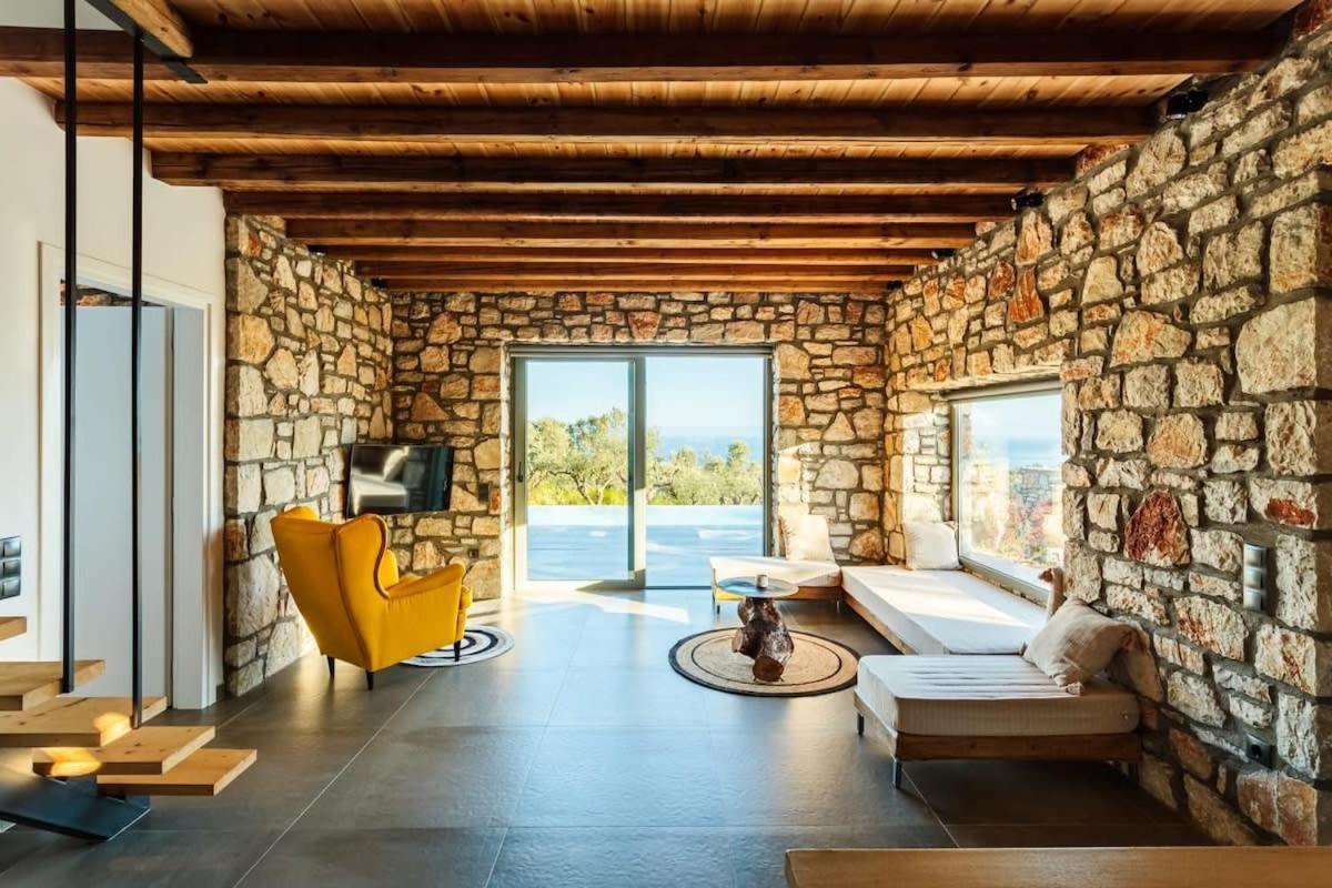 Gerakada Exclusive-Seaview Villa With Private Pool Koroni  Exterior photo